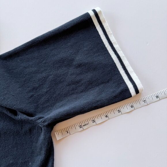 NWT Barbour Women's Genevieve Crewneck Jumper in Dark Navy Size 4 - Picture 13 of 13